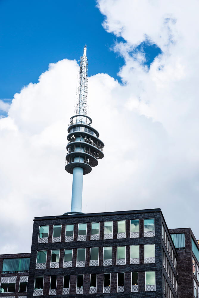Telekommunikationstorn i Amsterdam.