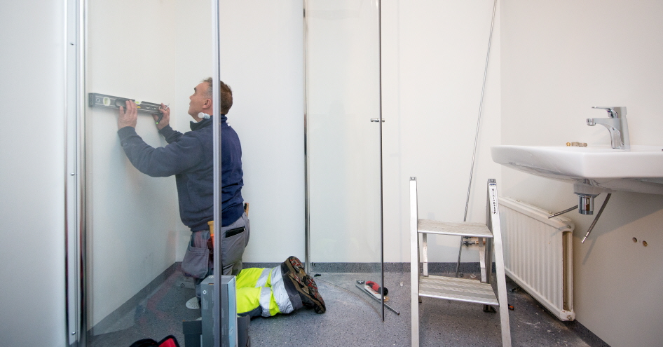 Renovering av badrum.