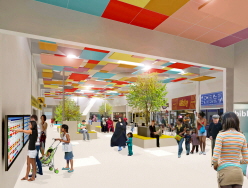 En illustration på ett planerat 3D center i Kristianstad. Foto: ABK/Uulas Arkitekter AB