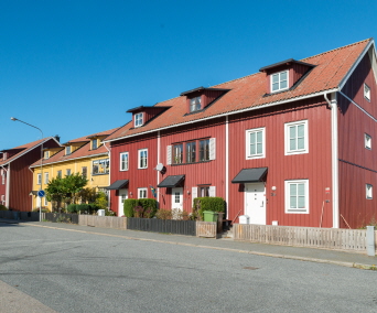 Houses in Karlskrona. Photo: Franz Feldmanis
