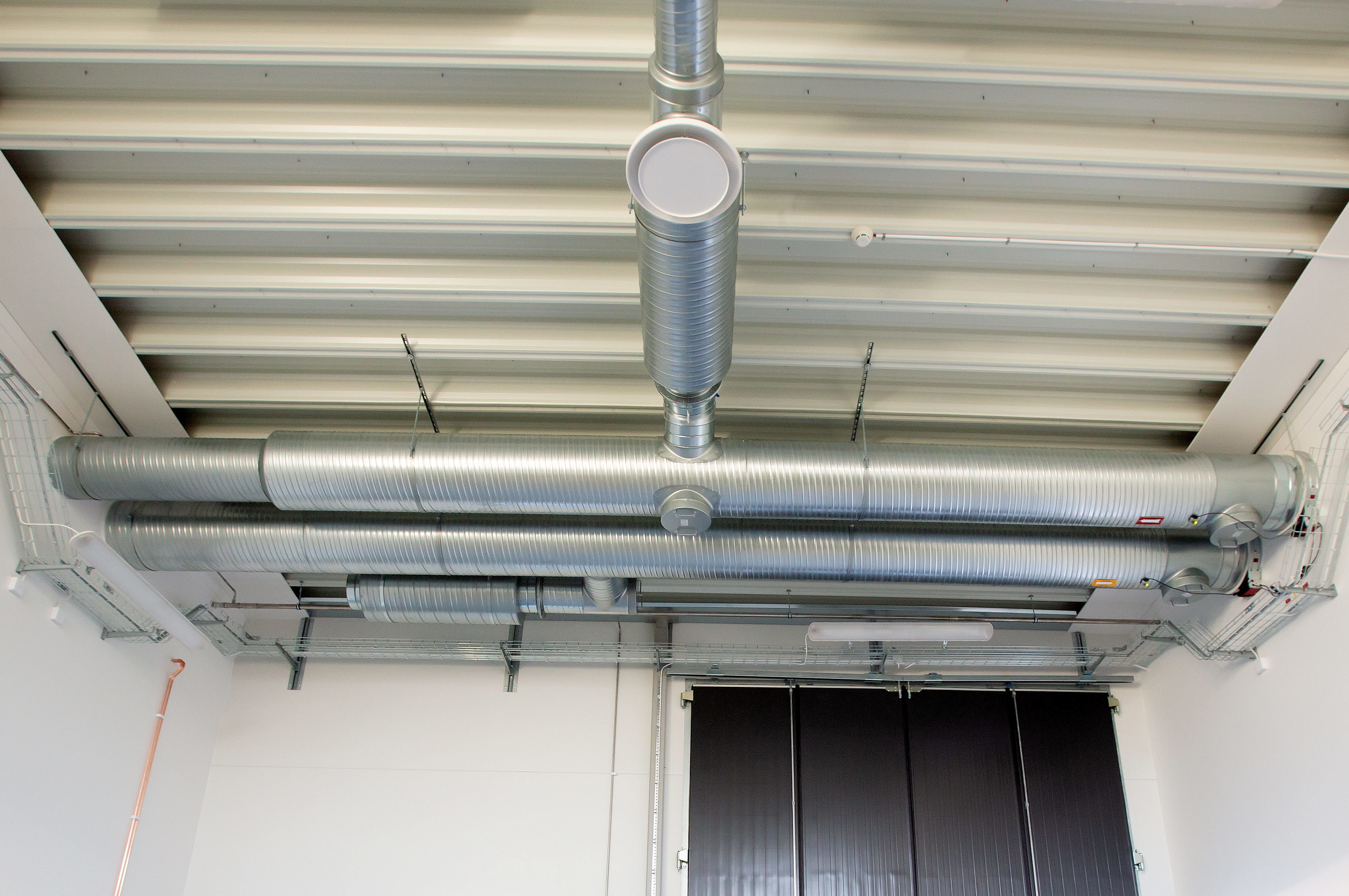 Foto på ventilationssystem. 