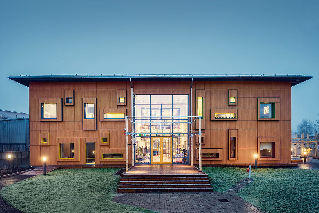 Interiör och exteriör från Hedlunda förskola i Umeå