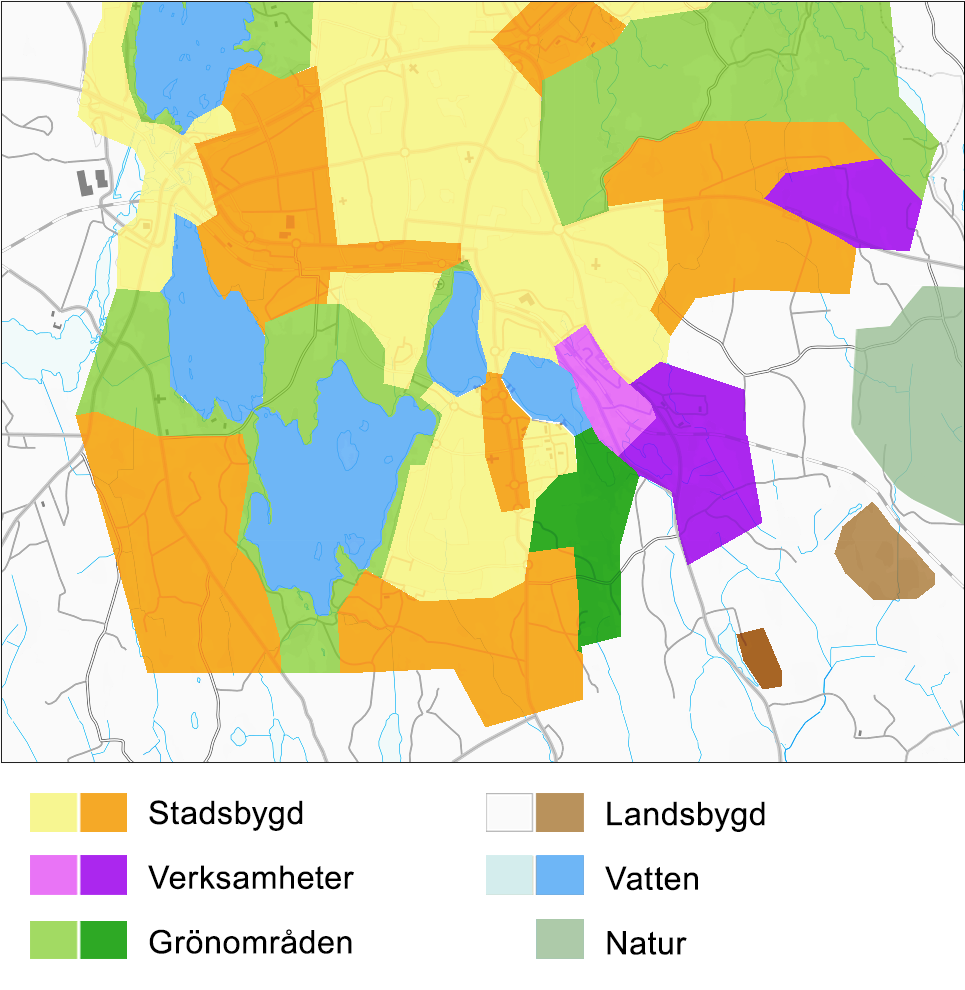 Kartbild. Länsstyrelsernas planeringskatalog. 