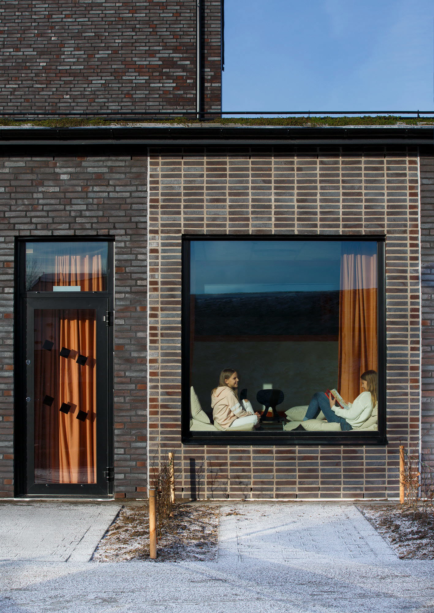 Fönsternisch på Brogårdaskolan.