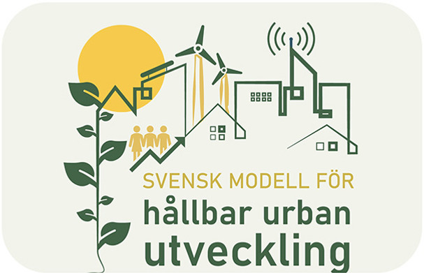 Logotyp för Svensk modell för hållbar urban utveckling