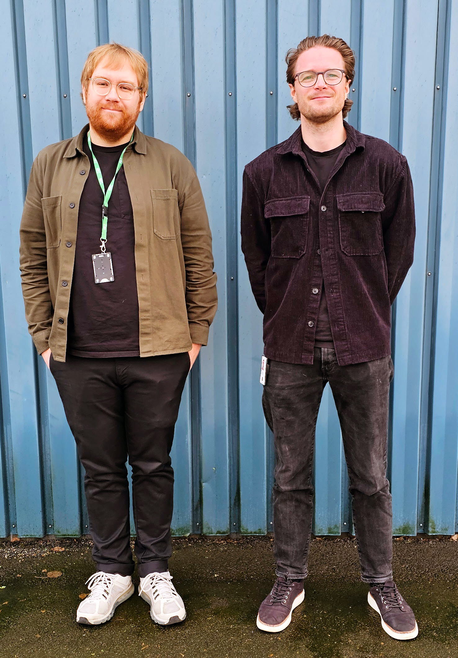 Sonny Hellstrand och Oskar Johannesson.