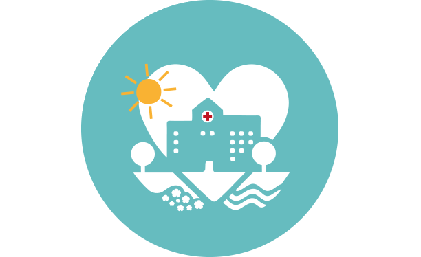 Symbol för byggnadens karaktär.