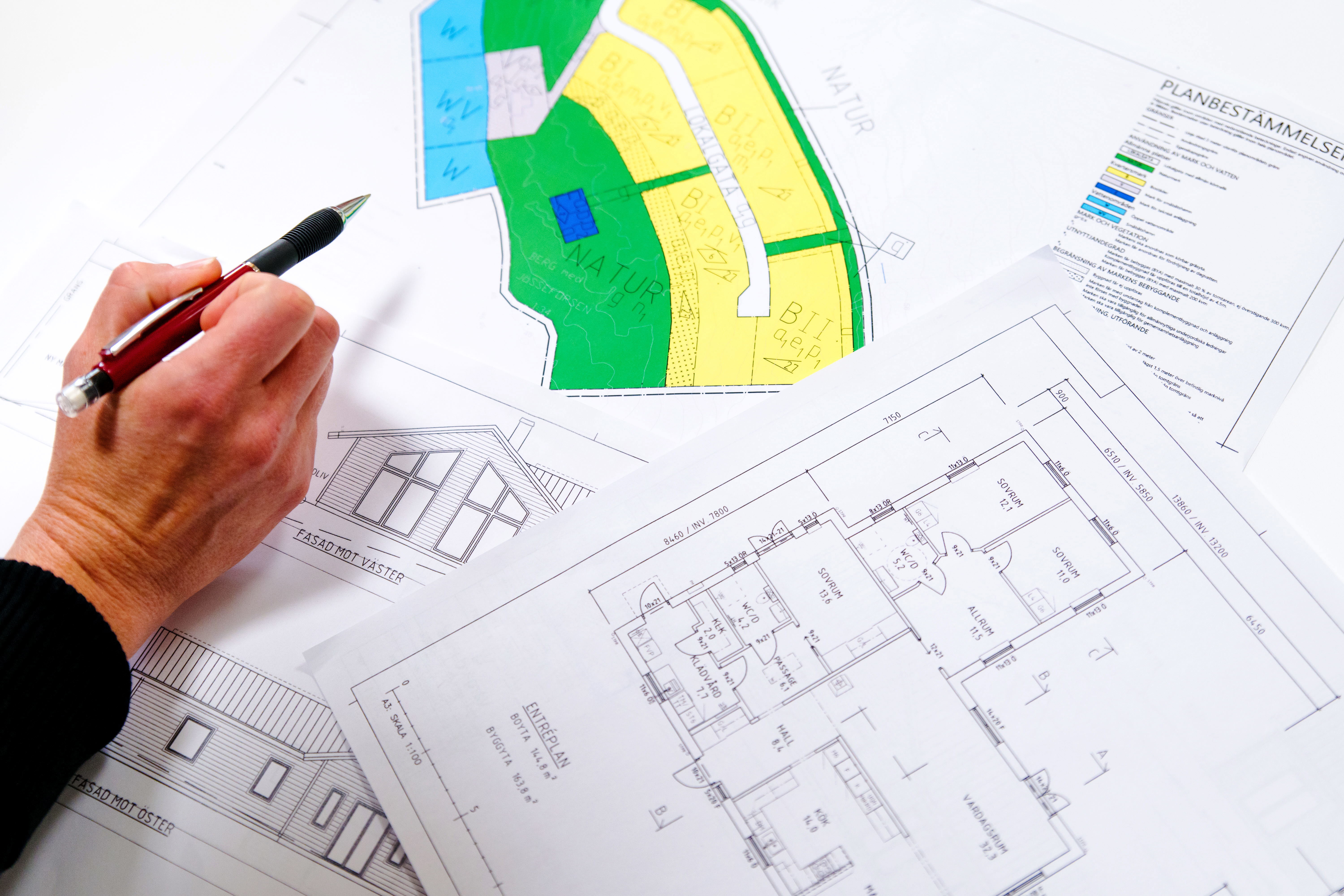 Hand och husritningar