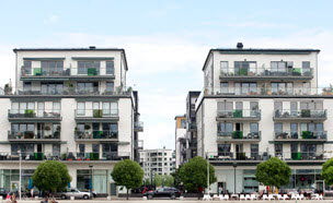 Två vita hus fotograf: Hans Ekestang