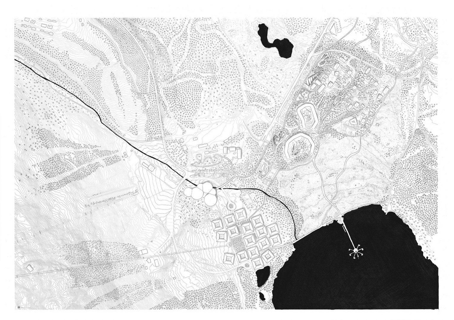 Planskiss över barnens visioner i norr