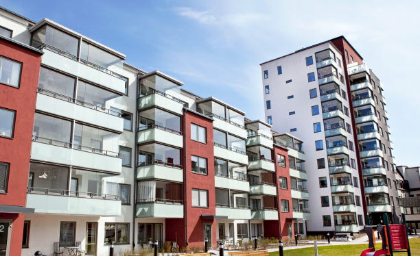 Bostadsområde i Södertälje. Foto: