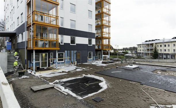 Uppförande av flerbostadshus