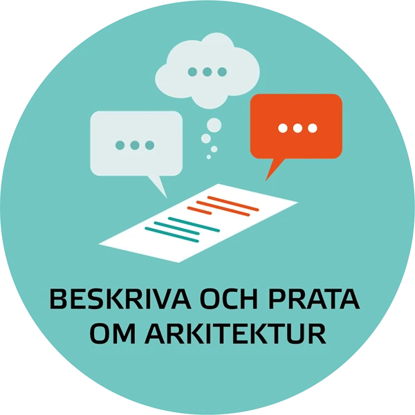 Ett pappersark med tre pratbubblor ovanför, illustration.