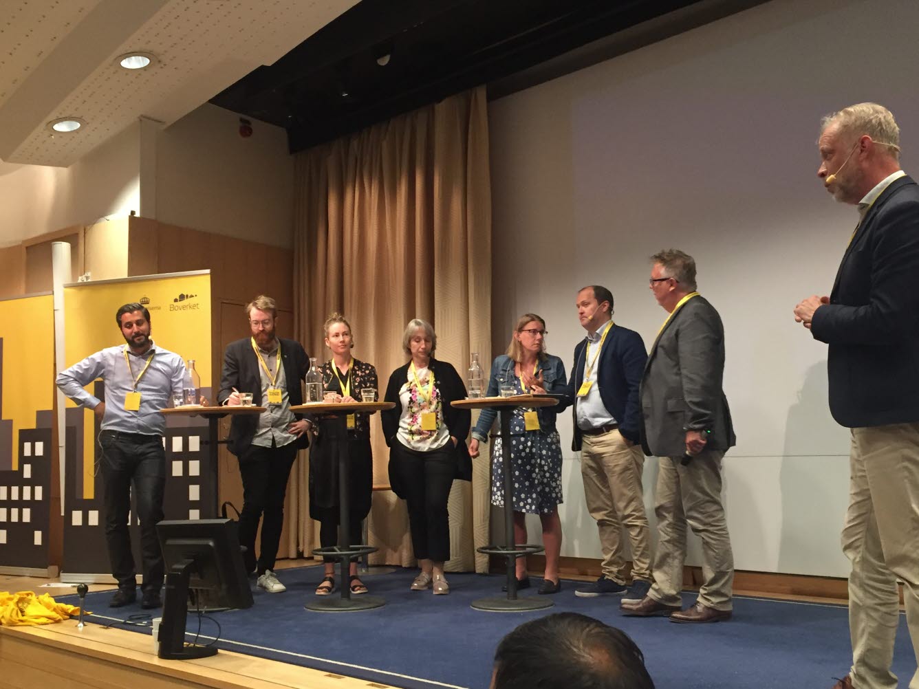 Frågepanelen diskuterar.