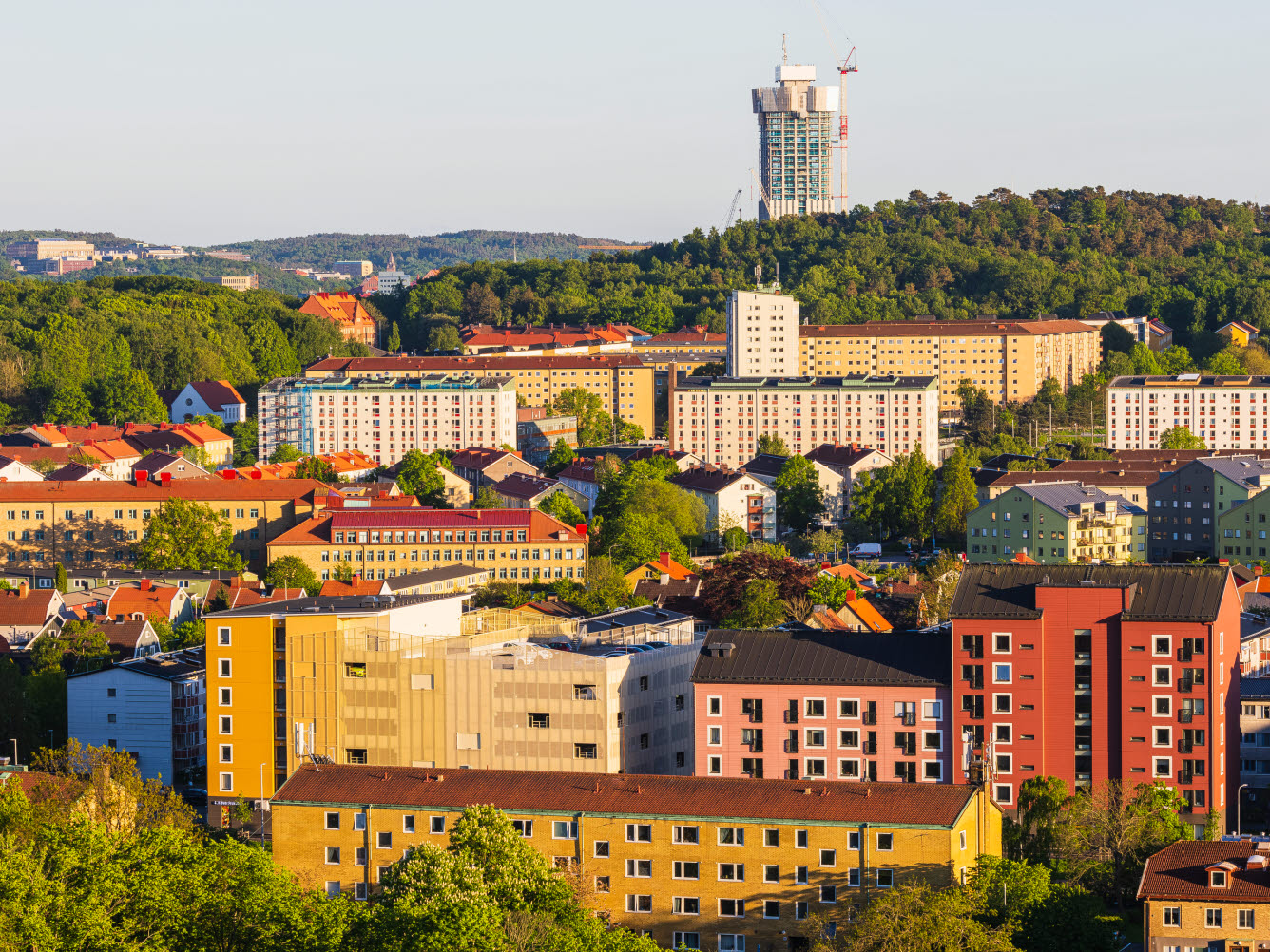 Bild på flerbostadshusområde