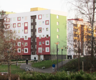 Albyparken i Botkyrka.