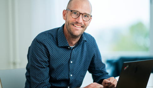 Foto på företagsrådgivare på Swedbank, Martin Bondesson.