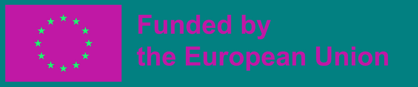 EU logotype med texten Funded by the European Union