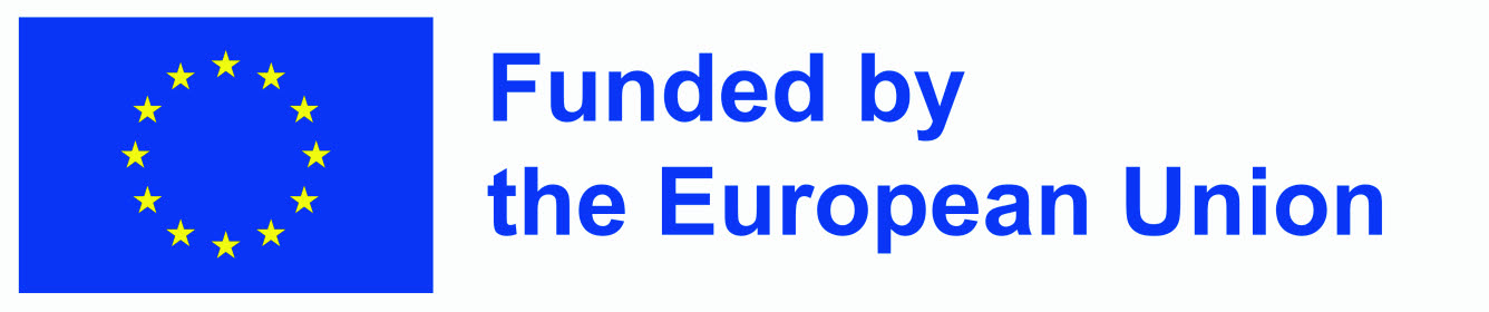 EU logotype med texten Funded by the European Union