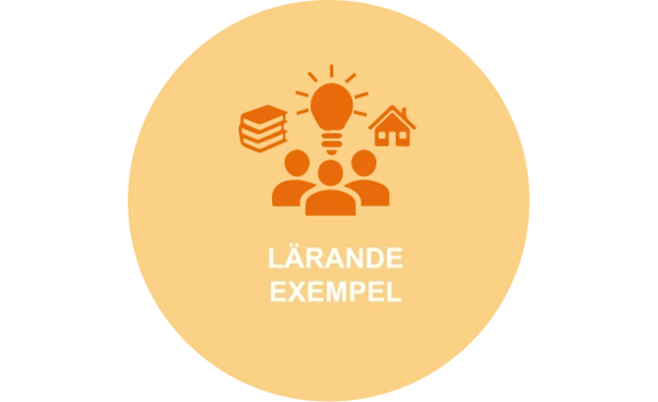 Symbol för lärande exempel.