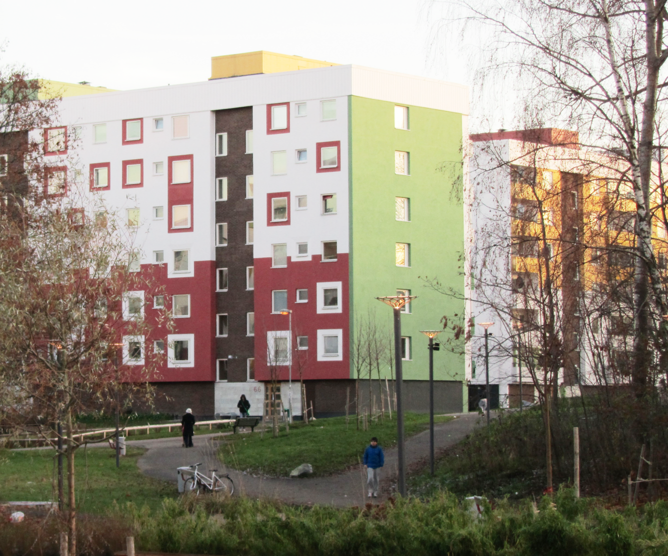 Albyparken i Botkyrka.