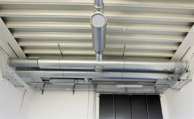 Foto på ventilationssystem.