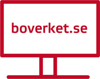 Datorskärm med texten boverket.se på.