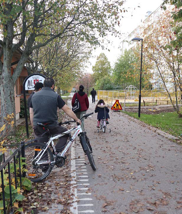 Metod att fånga upp nya cyklister.