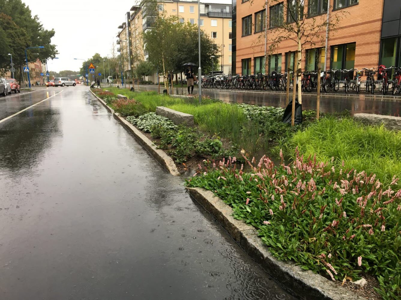 Biofilter med magasin i Uppsala