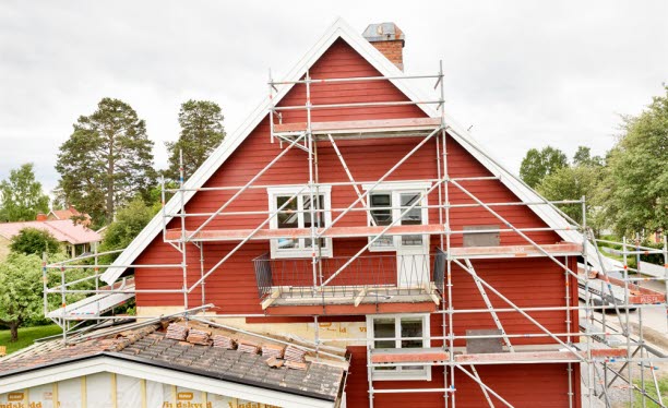 Renovering av villa. Foto: Scandinav