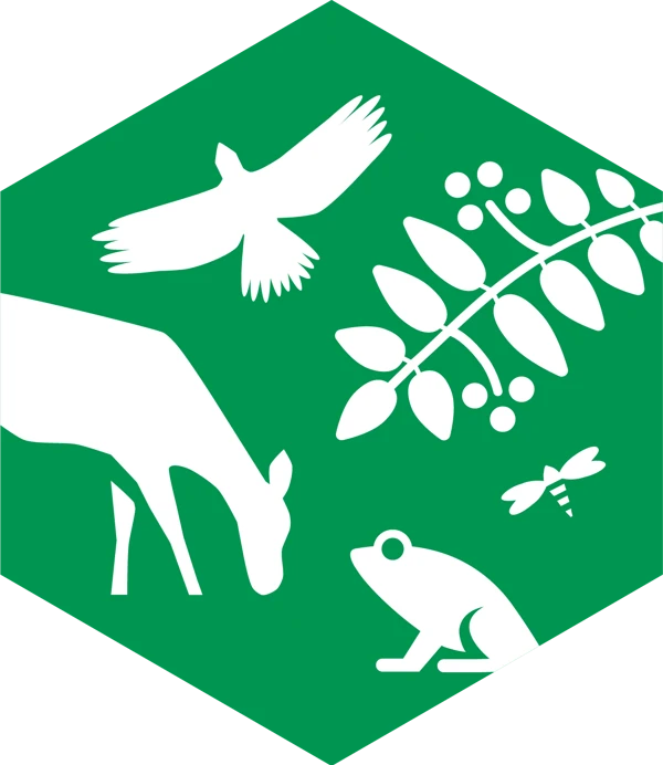 Ikon som visar biologisk mångfald.