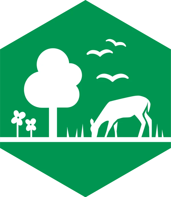 Ikon som visar livsmiljöer.