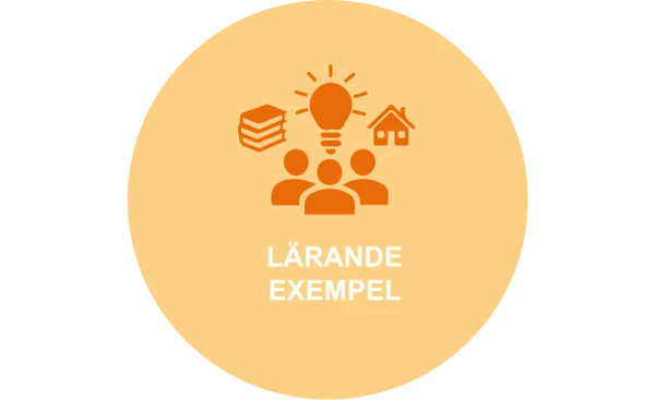 Symbol för lärande exempel.