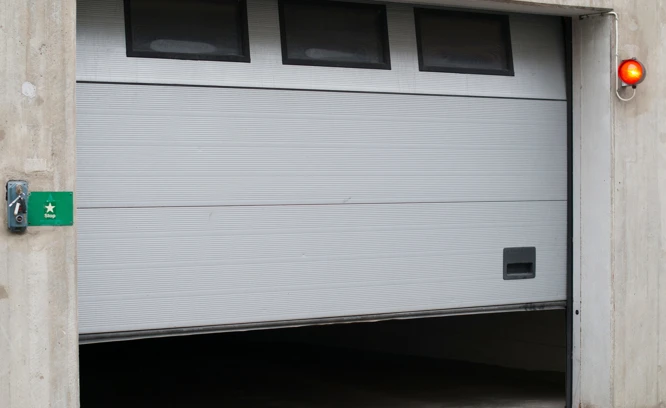 Garage door opening