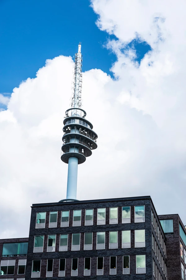 Telekommunikationstorn i Amsterdam.